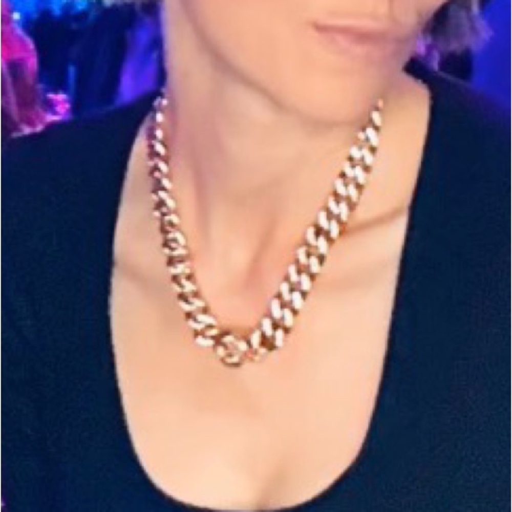 Versace Medusa Gold and Crystals Chain Necklace - Picture 6 of 6